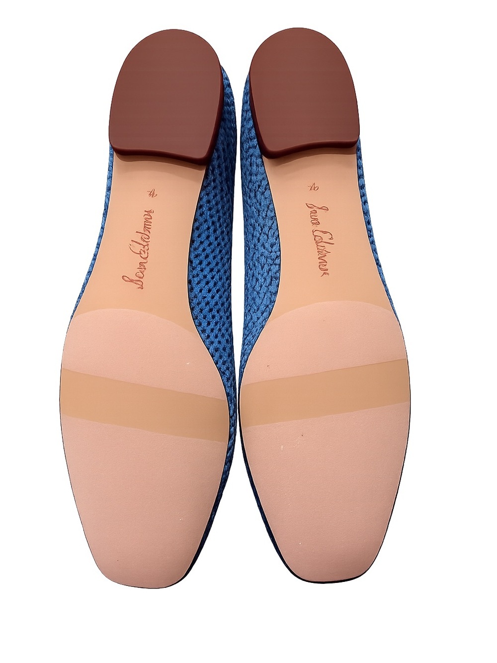 Sam Edelman Madison Blue Crochet Ballet Flats Cap Toe Bow Women’s 9.5 NIB - Picture 4 of 5